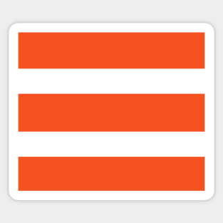 Persimmon stripes Sticker